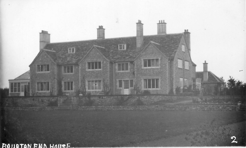 Bourton End House circa 1910, just a few years after being built. Photo courtesy of Paul Williams